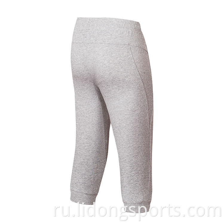Оптовые пустые короткие мужские случайные спортивные спортивные спортивные печать, мужские брюки беггера.